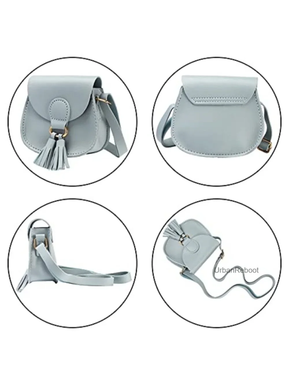 SOTOGO 8 Piece Little Girls Purse Set Crossbody Handbags PU Leather Wallets